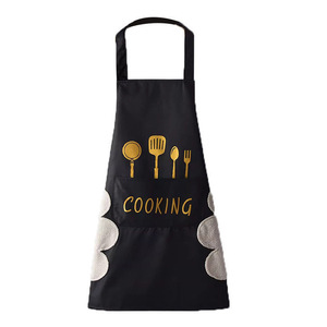 <span class=keywords><strong>Delantal</strong></span> de Cocina Impermeable y Resistente al Aceite con Toallas <span class=keywords><strong>para</strong></span> Limpiar las Manos y Bolsillo, <span class=keywords><strong>Delantal</strong></span> de Cocina Ajustable <span class=keywords><strong>para</strong></span> Hombres y Mujeres - Product Image 2