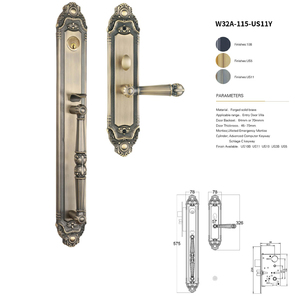 YZH Factory Price All Copper Luxury Style Medium Size Door <b>Lock</b> for Interior Wooden Door - Product Image 5