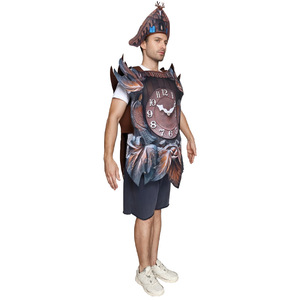 Disfraz de Reloj de Cuco para Hombre Adulto, Disfraz Creativo para Fiesta de Halloween, Ropa de Escenario Transfronteriza - Product Image 3