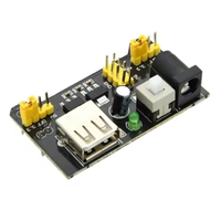 Módulo de fuente de alimentación para protoboard sin soldadura MB102 3.3V/5V, piezas de kit DIY para Arduino