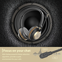 Fabricant du meilleur casque de jeu sans fil à réduction de bruit Casque de jeu On-ear avec micro microphone pour PC