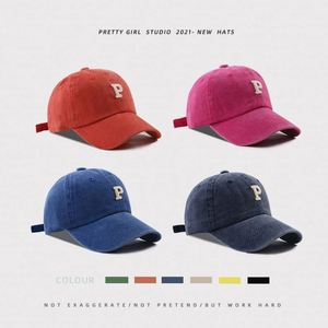 Gorras de Béisbol Retro Teñidas con Pigmentos, Ajustables, de Seis Paneles, Sin Estructura, de Algodón, con Logotipo Personalizado, Gorras Deportivas Lavadas - Product Image 3