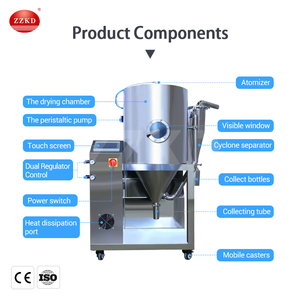 Machine de séchage par atomisation pour poudre d'œuf, machine de séchage par atomisation pour café instantané, sécheur par atomisation pour poudre de lait 3L - Product Image 6