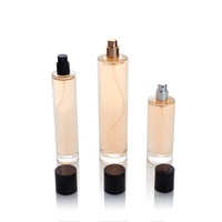 Prix d'usine Vaporisateur de parfum portable 10ml 30ml 50ml 100ml Atomiseur de parfum de voyage Vaporisateur de brume fine avec capuchon noir