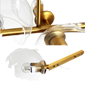 Candelabros de iluminación circular de comedor de lujo americano moderno Luces de techo de simplicidad de moda para hoteles Vida moderna - Product Image 5