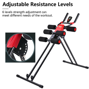 Kích thước lớn <span class=keywords><strong>AB</strong></span> huấn luyện viên có thể gập lại nhà tập thể dục điện máy ép <span class=keywords><strong>AB</strong></span> tàu lượn với LCD hiển thị kim loại bụng Coaster huấn luyện viên - Product Image 2