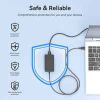Cargador para Laptop Surface de 65W, Adaptador de Corriente Tipo-C 100% Original, Adaptador de Corriente USB C Universal para EE. UU., Reino Unido y UE