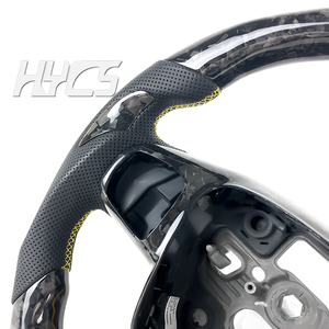 Accessoires d'intérieur de voiture Volant en fibre de carbone forgé pour <span class=keywords><strong>Ford</strong></span> <span class=keywords><strong>Focus</strong></span> MK4 ST <span class=keywords><strong>RS</strong></span> MK7 2019 2020 <span class=keywords><strong>2023</strong></span> - Product Image 5