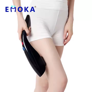 EMOKA Professional Elektro schock Wiederauf lad bares Hand <span class=keywords><strong>massage</strong></span> gerät Drahtloser Gesichts <span class=keywords><strong>massage</strong></span> stab Wärme Kopf Hals Hüften Taille - Product Image 1