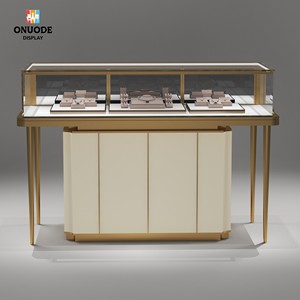 Cao cấp tùy chỉnh kính di động hiển thị trường hợp đối với đồ trang sức độc đáo bán lẻ đồ nội thất với LED chiếu sáng cho thương mại cho thấy - Product Image 1