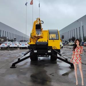 Fullwin FY800 Maquinaria de movimiento de tierras Crawler Mini Dumper Camiones de dirección deslizante hidráulica para la venta - Product Image 3