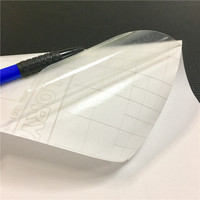 Rouleau de vinyle Transparent soluble, auto-adhésif, en PVC, pour voiture, 100 pièces
