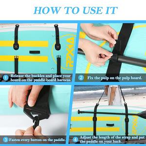 สายรัดกระดานซับบอร์ด Zray Sup ขนาด 120 นิ้ว อุปกรณ์กีฬาทางน้ำแบบพกพา - Product Image 2