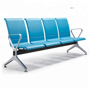 Sillas de Espera de Acero Inoxidable para Hospitales, Aeropuertos, Bancos y Otros Lugares Públicos, Sillas de Espera de Cuero PU para Estaciones de Autobús - Product Image 3