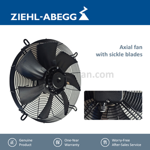 Ventiladores axiales de refrigeración para gabinetes de control industrial de alta potencia ZIEHL ABEGG FN040-VDK.0F.V7P2 156244 AC 400V - Product Image 3