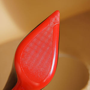 Giày cao gót màu Đỏ Mới Mùa Thu 2024 với Giày cưới gợi cảm bằng da màu đen chuyên nghiệp giày đơn nhọn - Product Image 6