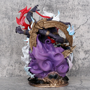 Figurines d'action Gk One Pieces Hell <span class=keywords><strong>Roronoa</strong></span> Zoro 21,5 cm en PVC, figurines de dessin animé à double tête, collection de statues d'anime - Product Image 5