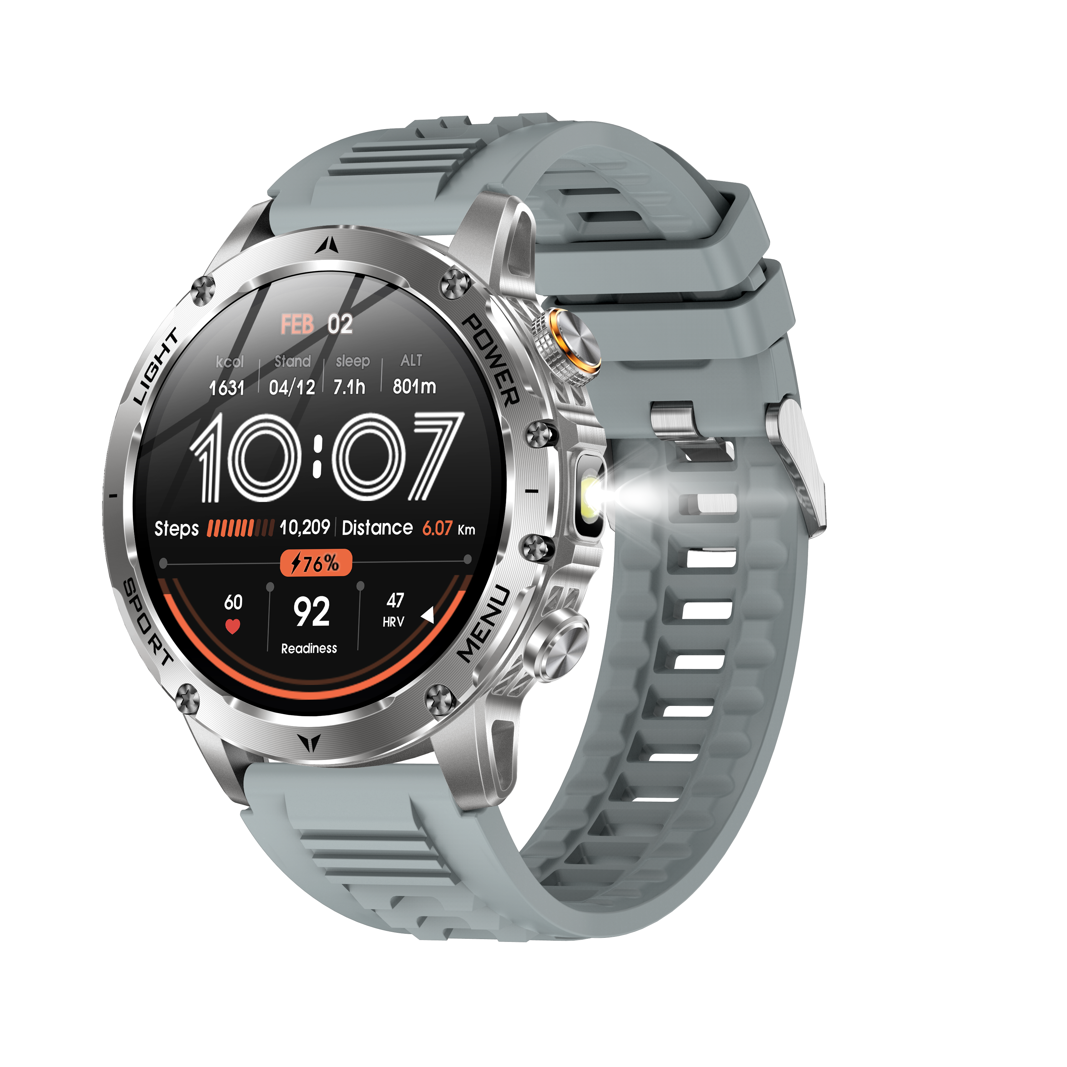 スマートウォッチスポーツアウトドアの夢 AK87 スマートウォッチ 1.7インチ大画面 IP68防水 Bluetooth通話機能付き