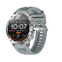 Montre Connectée d'Extérieur AK87 Grand Écran HD 1,7" Plus de 100 Sports Appel Bluetooth Lampe Torche Boussole Fitcloudpro IP68 SOS