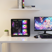 Boîtier PC Gaming Personnalisé Pcooling avec Ventilateurs RGB – Boîtiers d'Ordinateur Gaming Mid-Tower