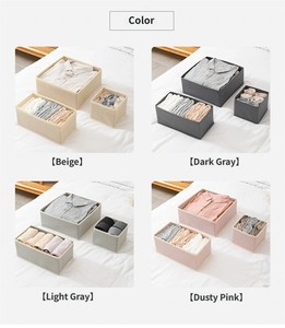 Wholesale Custom Pattern Cube Closet <strong>Storage</strong> <strong>Box</strong> Closet Non-woven Underwear <strong>Tie</strong> Fabric Bra Socks Collapsible <strong>Storage</strong> Bins <strong>Box</strong> - Product Image 6