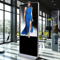 Affiche publicitaire 3D à œil nu 4K LCD pour affichage numérique Totem de joueur Affiche lenticulaire pour centre commercial Ascenseur