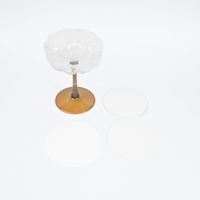 Sous-verres en papier absorbant blanc en gros, sous-verres absorbants pour boissons pour bar, restaurant, café