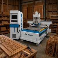 Machine de découpe et de gravure CNC ATC 1325 avec changement d'outil automatique ATC 1300*2500mm pour la fabrication de meubles