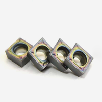 Inserto Cuadrado de Carburo para Torneado Interno/Externo, Recubrimiento PVD, Alta Dureza, Hoja CNC OEM SCMT09T304/08-TC, Marca Taplink CNC
