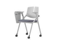 Chaise de formation pliable avec tableau d'écriture intégré, chaise de conférence pour salle de réunion et salle de formation, fournie directement par l'usine