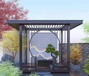 Современная веранда из алюминиевого сплава с двойным остеклением, крыша из закаленного стекла, антикоррозийная, водонепроницаемая, легкая, экологичная, шумоизоляционная - Product Image 4