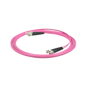 Cable de fibra óptica dúplex OD3.0 OM4 50 125um Erika Violet LSZH S216269 4038816226570 LWL 2 Faser Patchk Patchkabel - Product Image 4