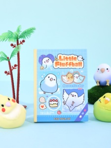 Encuentra tu Alegría, Serie Little Fluffball, Mini Diario A7, Encuadernación Cosida con Hilo, Cubierta de Papel, 80 Hojas, Papelería de Uso Diario - Product Image 5