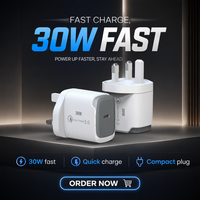 شاحن كهربائي USB بقوة 20 واط مع تقنية PD وQC3.0 للشحن السريع، محول طاقة محمول بشعار مخصص للهواتف الذكية والساعات الذكية