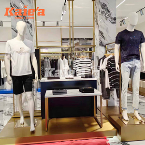 Cao cấp quần áo sang trọng giá Boutique quần áo giá hiển thị kệ cho cửa hàng bán lẻ Vàng khá may kệ - Product Image 5