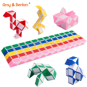 Rompecabezas mágico de serpiente, superventas, 24 bloques, juguete inquieto de serpiente, alivio del estrés, educativo, colorido, 24 eslabones, serpiente para niños y adultos - Product Image 2