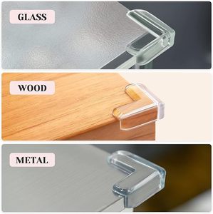 Khóa góc bảo vệ trẻ em hình chữ L, không mùi, chất liệu an toàn không BPA, bảo vệ góc bàn cho bé - Product Image 4