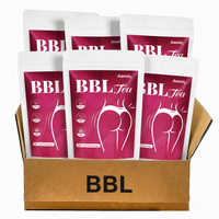 شاي جياومينج لتكبير وشد المؤخرة، شاي BBL لرفع وتنحيف الأرداف، أكياس شاي عشبي