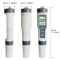 Testeur numérique de pH 3-en-1 multifonction en plastique pour l'eau potable (pH, TDS, température)