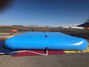 FLEX POND Réservoir en TPU autoportant avec revêtement en PVC Motif tissé uni Étang Stockage de la vessie d'eau potable Sac d'extérieur de style ripstop - Product Image 3