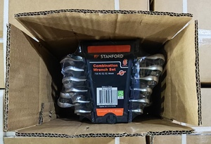 Herramienta de Reparación Automotriz profesional 6 uds 7-14mm Kits de llave inglesa de extremo abierto único Juego de llaves combinadas de superficie mate - Product Image 4