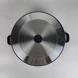 Casserole classique en aluminium moulé sous pression, antiadhésive, grande taille, compatible induction, <span class=keywords><strong>40</strong></span> <span class=keywords><strong>cm</strong></span> - Product Image 6
