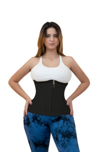 Corsé <span class=keywords><strong>de</strong></span> Látex Hourglass Goddess con Soporte en Forma <span class=keywords><strong>de</strong></span> U para el Pecho, Cinturón Abdominal, Soporte <span class=keywords><strong>de</strong></span> Cintura Ajustado, Faja Moldeadora <span class=keywords><strong>de</strong></span> Cuerpo para Fitness - Product Image 4