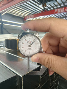 Chinesischer Direktvertrieb Q355 ERW JIS-Zertifiziertes GI-Rohr 2x2 3x3 Feuerverzinktes Stahlquadratrohr für Struktur- und Rohrleitungsanlagen - Product Image 4