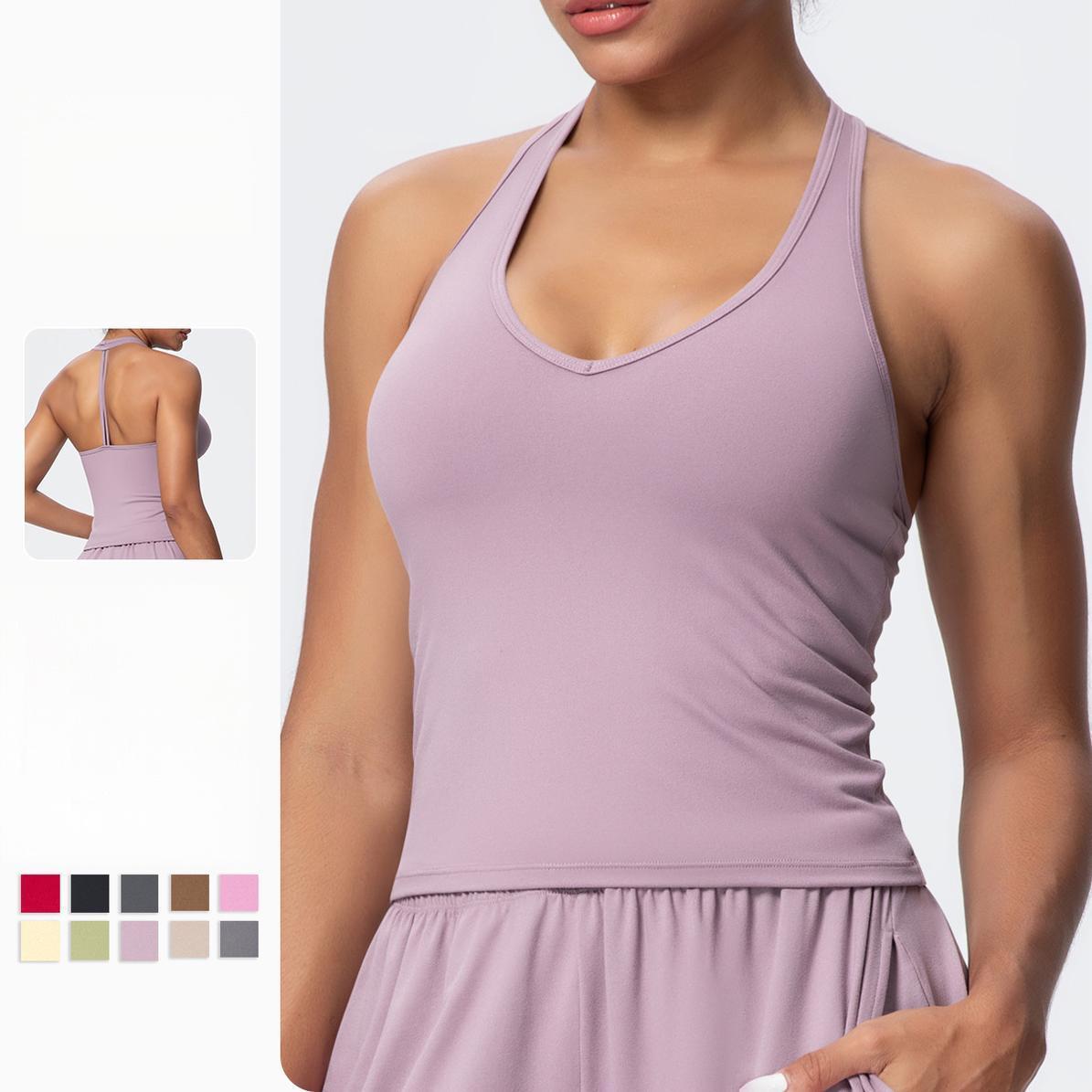 Tank Top Regular Fit Beauty Quick Drying Breathable Lightweight Eco-Friendly Sportswear Fashion Sleeveless Bike Running