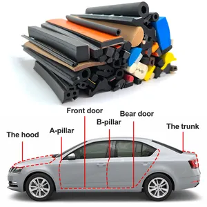 Профессиональная уплотнительная лента из вспененного каучука epdm nbr, клейкая лента для резиновых изделий, пластиковая Экструзионная дверная прокладка, уплотнитель для автомобильных прокладок