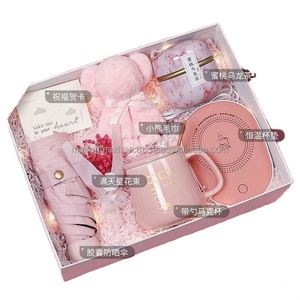 Wholesale Women's Gift Set Intelligent Water Cup Heating Pad <b>Mug</b> Humidifier Set Birthday Gift Women's Set Holiday Gift We - Product Image 1