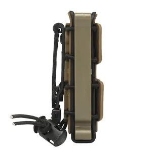 Kantong Magazin Taktis LAMBUL <span class=keywords><strong>Molle</strong></span> 9mm, Sarung Magazin Cepat, Tempat Penyimpanan Senjata, Aksesoris Berburu - Product Image 2