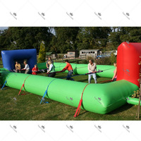 Jeu de football gonflable d'usine, jeu de baby-foot humain gonflable, jeu de football de table gonflable compétitif pour location commerciale