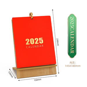 2025 logo in doanh nghiệp sáng tạo đơn giản bằng gỗ Máy tính để bàn tháng lịch kế hoạch - Product Image 5